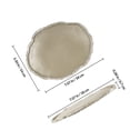 thumbnail image 2 of PAMINGONO Plato De Alimentación Para Mascotas Dorado De Resina Duradera Para Reptiles Y Anfibios, 2 of 8