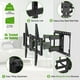 thumbnail image 4 of USX MOUNT Soporte de pared para TV de movimiento completo para la mayoría de televisores de pantalla plana/LED/4K de 47 a 84 pulgadas, soporte de montaje para TV con inclinación articulada giratoria d, 4 of 5
