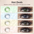 thumbnail image 3 of 1 Par De Lentes De Contacto De Color Híbrido Para Los Ojos Cosméticos Contactos, 3 of 4