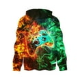 thumbnail image 3 of Byoo Gaming Controller Graphic Hoodie for Toddler Boy Comfortable Hooded Full Sleeve Pullover Sweatshirt Soft Funny Child Top, 3 of 3