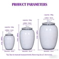 thumbnail image 5 of Large Ceramic Jar For Rice Ceramic Rice Bucket Ceramic Rice And Grain Storage Container With Lid Rice Containe Rice Storage Bins, 10kg, 5 of 8