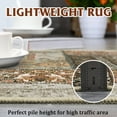GlowSol 2x3 Small Washable Rug Vintage Indoor Doormat Retro Traditional Patchwork Print Floor