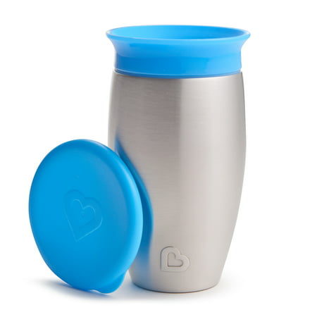 Munchkin 10-oz Miracle 360 Stainless Steel Sippy Cup 1pk - Blue
