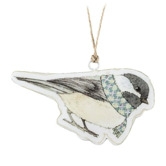 Set of 4 Chickadee Ornament
