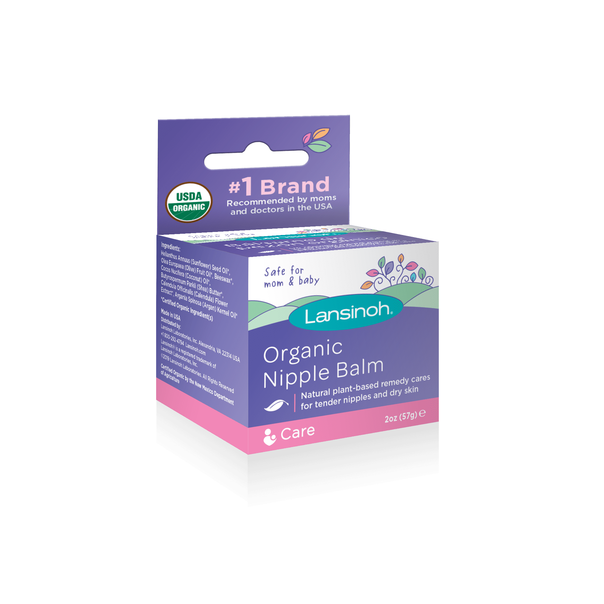Lansinoh Nipple Balm, Care, Organic - 2 oz