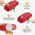 thumbnail image 3 of EEEkit Auto Electric Can Opener for Seniors with Arthritis, Smooth Edge, Hands-Free, Battery Operated, Red, 3 of 7