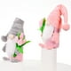 thumbnail image 5 of Franela Enano De Tulipán Hecho A Mano Sueco Tomte Elfo Muñeca Regalo Del Día De La Madre Decoración De La Oficina Del Hogar Inevent HA046985-01, 5 of 6