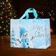 thumbnail image 5 of Bolsas de Regalo Navideñas de Tela No Tejida | 32 X 25 X 17 Cm | Azul, Blanco, Morado | 90 G | Reutilizables | para Ropa, Accesorios, Snacks | 1 Bolsa, 5 of 6
