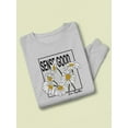 thumbnail image 3 of Sense Good Daisies Sweatshirt Women -Image by Shutterstock, Female 4X-Large, 3 of 4