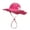 Hot Pink, variant on Besolor Toddler Baby Sun Hat Kids Summer UPF 50+ Adjustable Beach Outdoor Wide Brim Bucket Hats for Boys Girls