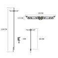 thumbnail image 2 of Camping Hanging Pole Light Pole Cookware Hanging Rod for Hiking Fishing Camping Backpacking, 2 of 8