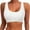 White, variant on Women's Sports Bra Bikini Tops - Racerback, Padded, for Swimming and Beach Wear