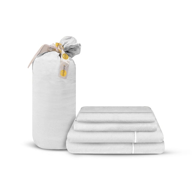 Sábanas Lisas Matrimonial 3500 Hilos ONSTORE Blanco