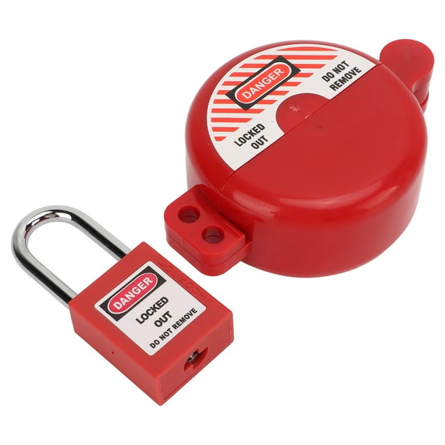 Kit de bloqueo de válvula de compuerta, bloqueo y etiquetado de válvula, dispositivo de bloqueo de válvula, bloqueo de cilindro de gas, meticulosamente diseñado