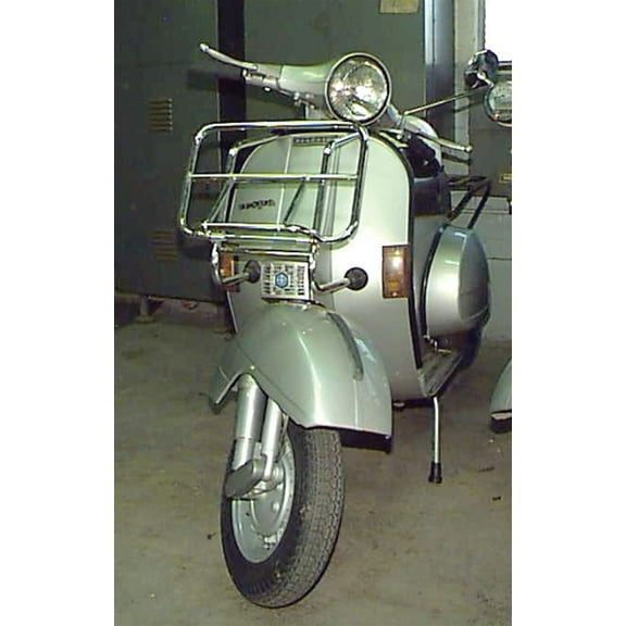 "Cuppini, Front Rack (Large, Chrome); Vintage Vespas, Stella"