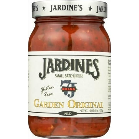 (Pack of 6) Jardines Medium Garden Original Salsa Organic 15.5 Oz