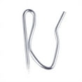 thumbnail image 4 of 10pcs Curtain Drapery Pin Hooks - Silvery, 4 of 6