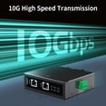 thumbnail image 1 of 10G Industrial Poem Injectator 90w Din Rail Ieee 802.3 Af/At/Bt Plugandplay 48-55V for Poe Camera,Wireless Ap, 1 of 5