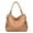 Khaki, variant on Women Leather Handbags Women Messenger Bags Female Crossbody Bags Ladies Designer Shoulder Bag Top-handle Bag Vintage Retro Tote