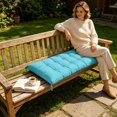 thumbnail image 4 of Bench Cushion, Garden Loveseat Cushion, Swing Seat Cushion,Thicken Patio Bench Soft Rocking Chairs Pad for Lounger Garden Furniture Patio Loveseat Bench, 4 of 4