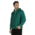 thumbnail image 4 of Inkmeso Solid Henley Hooded Short Kurta For MensLong Sleeve Cotton T-shirt Regular Fit Summer Wear, 4 of 7