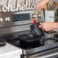 thumbnail image 5 of AuldHome Design Farmhouse Bacon Grease Container (Black), Enamelware Bacon Grease Can w/ Strainer, Vintage Style, Keto-Friendly, 5 of 10