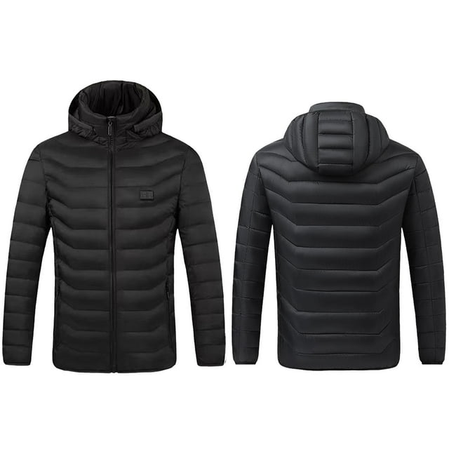 Womens Coats USB Intelligent Constant Temperature Heated Windproof Plus Size Coat For Men And Women Winter 11 Heated Jacket Coat Gaoy Matte Top Coat Coats For Women
