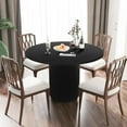 thumbnail image 4 of KithKasa Round Dining Table Wood Kitchen Table Pedestal for Dining Room Living Room, 40" Black Dinning Room Tables for 2-4 Adult, Farmhouse Dinner Table with Solid Wooden Table Base(Only Table), 4 of 7