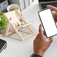 thumbnail image 5 of Nomeni Phone Stand Clearance, Beach Chair Mobile Phone Bracket Mini Doll Accessories Photo Props Mini Toy Model Home Doll House Office Supplies A, 5 of 9