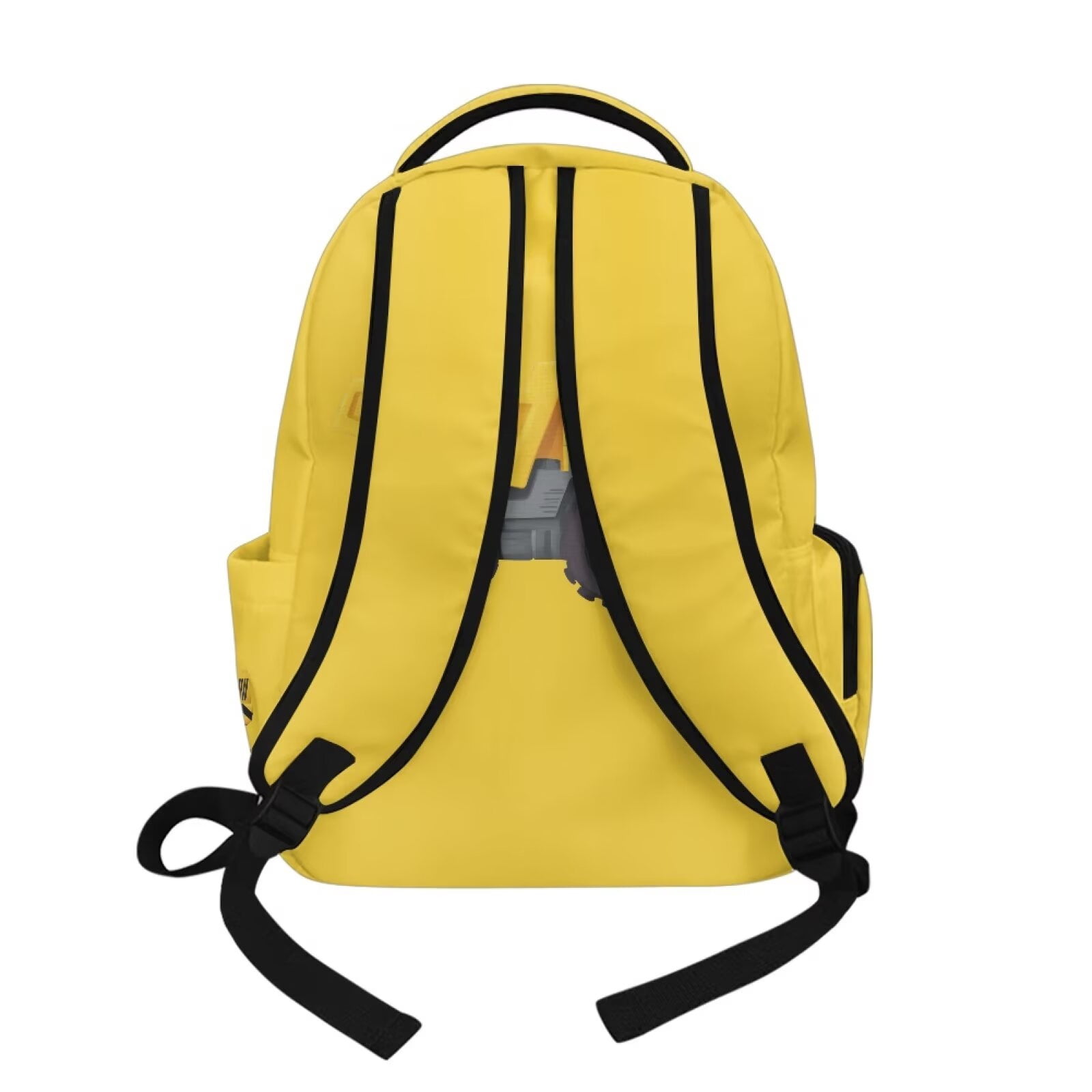 Xixirimido Yellow Cartoon Trunk Print 17" School Backpack for Girls Boys High School Book Bag Cute Backpack Lightweight Middle School Back Pack Daypack Elementary