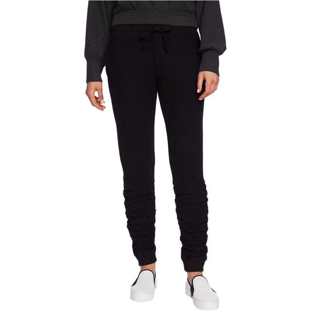 Pantalones Jogger casuales 1.STATE con pierna fruncida para mujer negro extra pequeño