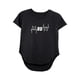 thumbnail image 4 of Camiseta de manga corta para mujer, Tops de verano con cuello redondo, ropa negra, camisetas tipo túnica, camiseta básica para vacaciones, desplazamie XL, 4 of 10