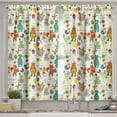 thumbnail image 2 of Ambesonne Birthday Valance & Curtain, Event Cartoon, 55"x24", Multicolor, 2 of 6