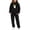 X184 Black, variant on Glisme Girls Outfit Set Graphic Print Long Sleeve Hooded Tops With Pants Outfit Halloween Casual Girls Set Size 2-3 Years Black
