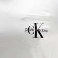 thumbnail image 3 of Calvin Klein Men's Garment Dyed Monogram Pocket Tee, Brilliant White,L - US, 3 of 3