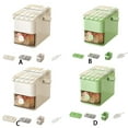 thumbnail image 3 of ZheElen Stackable Ice Tray With Lid For run out during Easy Release And Quick Ice Making Can Withstand, 3 of 6