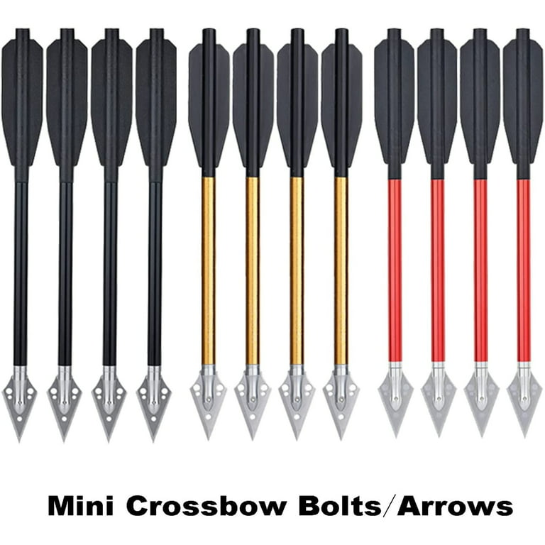 6.75 Mini Crossbows Arrow Bolts with Screw Tip Broadhead for