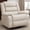 Beige, variant on GEEYOO 270°Swivel Rocker Recliner for Adults with Massage & Heat,Power Recliner Chair with Side Pockets for Living Room,Orange