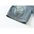 thumbnail image 6 of Hiijoy Toddler Boys Vintage Distressed Denim Shorts Cargo Jean Shorts, Sizes 3-4T, 6 of 8