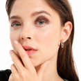 thumbnail image 3 of Alexcraft Hammered Hoop Earrings For Women Gold Chunky Teardrop Shape Thick Hoops Earrings Hypoallergenic for Sensitive Hoop Earrings Jewelry, 3 of 6