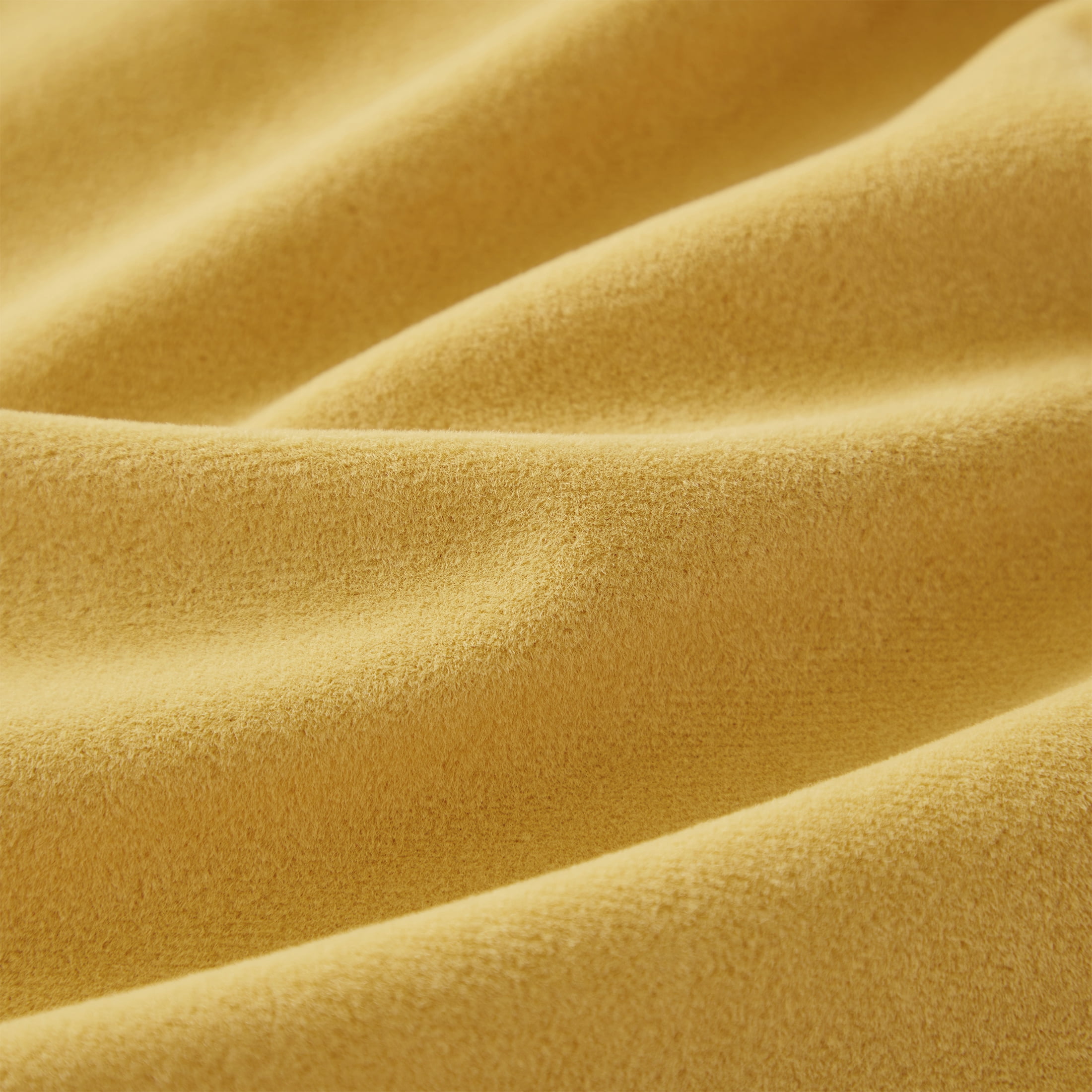 Better Homes & Gardens Velvet Grommet Blackout Single Curtain Panel, Yellow, 52" x 95"