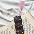 thumbnail image 6 of Kdxio Mardi Gras with Flamingo Print Metal Tassel Bookmarks,Perfect Gift for Art Lovers and Bookworms Metal Bookmarks for Women, 6 of 8