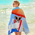 thumbnail image 4 of Zatoumnr Dog Themed Beach Towel, 30x60in Large Size, Quick Dry, Absorbent, Lightweight, Sand Free Bath Towels Perfect for Beach and Pool, 4 of 7