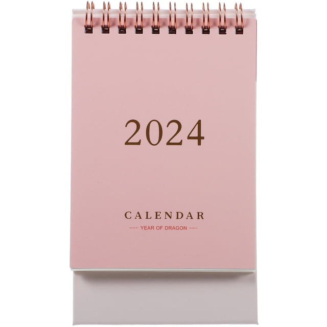 Miangastore Desktop Month Calendar Office Standing Calendar Household Table Calendar Home Accessory