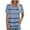 B393 Light Blue summer tops for women clearance under $5, variant on Cagogo Eyelet Short Sleeve Tshirt for Womens Summer Tops Under $5 Plus Size Scoop Neck Plus Size Striped Color Block Flowy Shirts 2025 Vacation Green Blouses Clothes