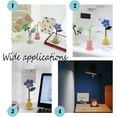 thumbnail image 5 of Juego de 3 soportes para notas de escritorio de 3 estilos, soporte para fotos con forma de flor para el hogar, la oficina, tarjetas de notas con fotos, papel, notas, postales., 5 of 5