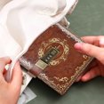 thumbnail image 5 of Lockable Secret Diary, hot gold embossed design diary, thick refillable diary, lock for adults and children, 5 of 5