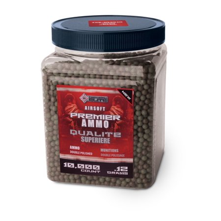 Crosman Elite Premier ASP10K12 Airsoft BB 6mm brown/ black camo 10,000 count