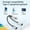 Silver, variant on USB C Splitter Headphone and Charger 2-in-1 USB-C Adapter 60W Fast Charging and 32-Bit Hi-Res Audio – Mic and Headset Support – Compatible with iPhone 17 16, iPad Pro/Air, Galaxy S26–S21