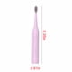 thumbnail image 3 of Cepillo de dientes eléctrico recargable por USB para adultos con 5 modos de limpieza y 4 cabezales | Resistente al agua IPX7 y temporizador inteligente | Cuidado bucal para el hogar y viajes, 3 of 6